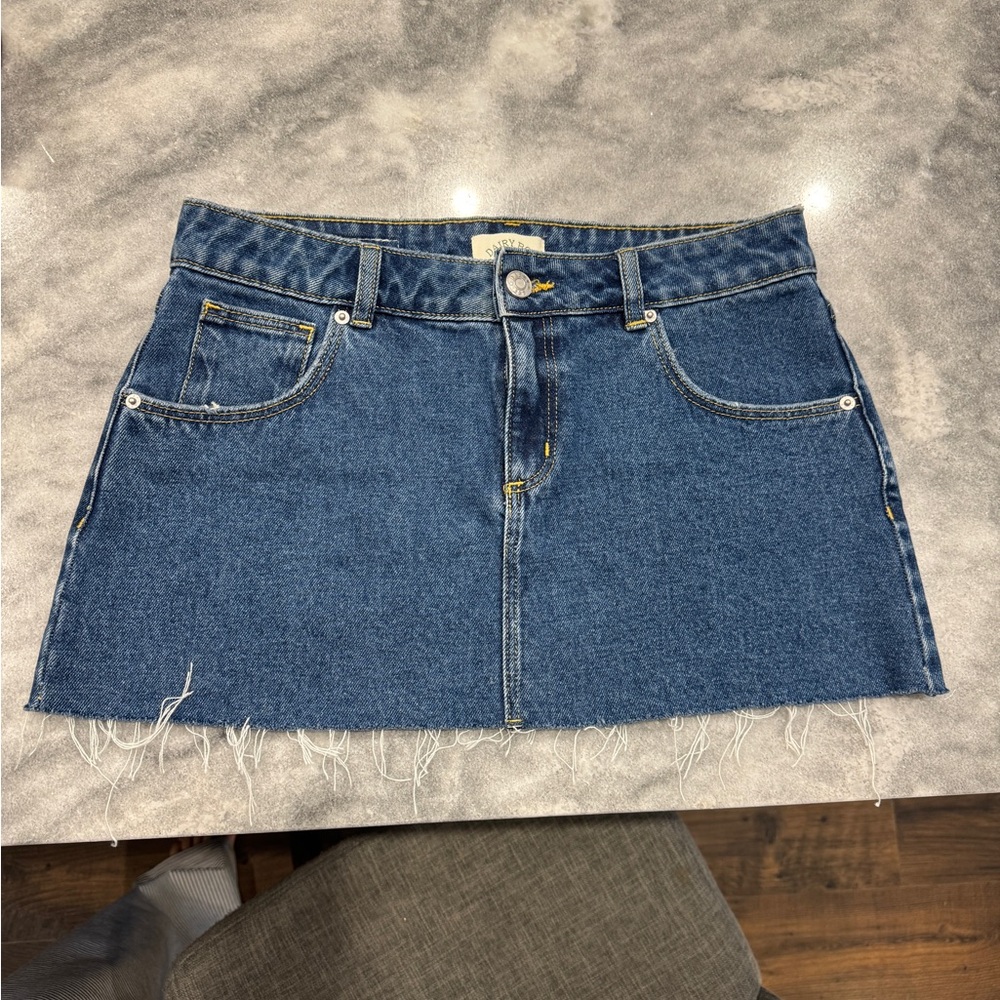 Denim Mini Skirt